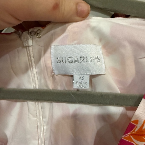 Sugarlips Floral Jumpsuit in Pink and Orange size xs - Picture 7 of 15